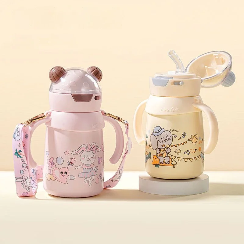 GIANXI Baby Drink Cup Vacuum 316 Stainless Steel Thermos Cup High Appearance Level Cute Cup Portable Small Cup Thermos Cup