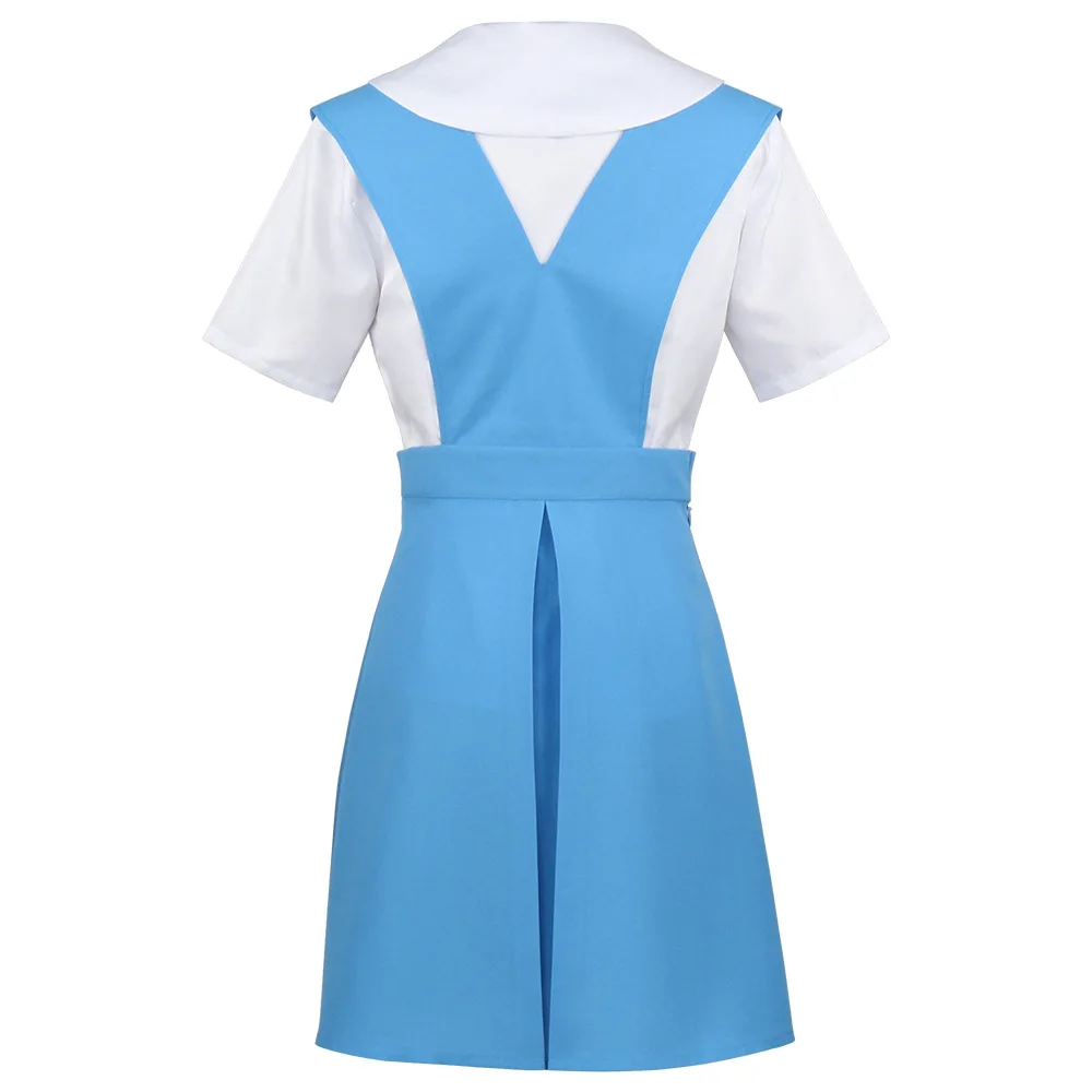 Ayanami Rei Cosplay Dress with Socks Asuka Langley Sohryu School uniform Ayanami Rei Outfits for Anime Comic Con Asuka cosplay