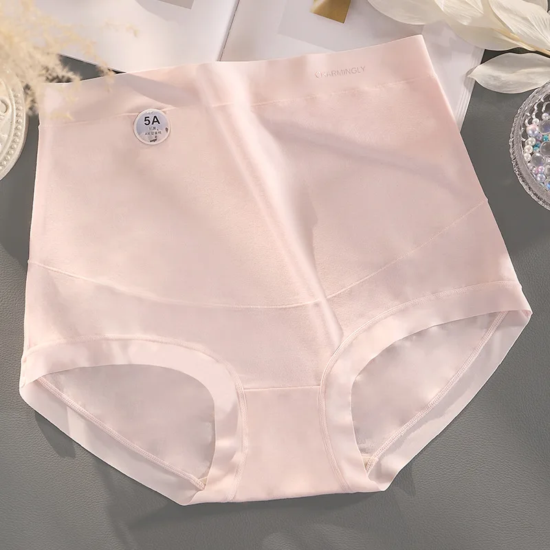 ملابس داخلية للأمهات للنساء، مقاس كبير، خصر عالي، بدون خياطة، دعم البطن، ملابس داخلية خاصة على شكل حرف C، منتصف إلى أواخر الحمل 5A #6