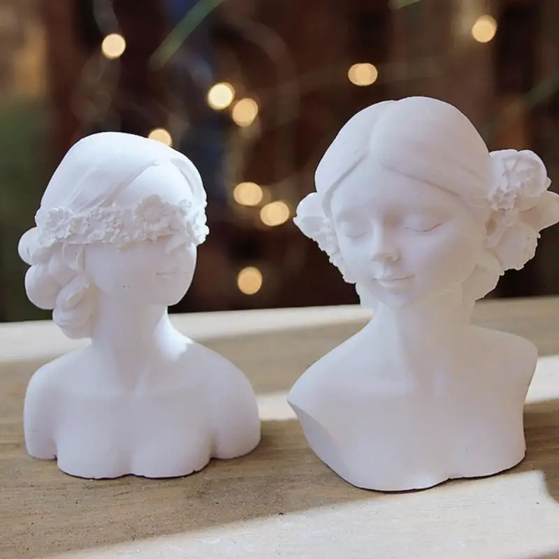 أنثى الجسم الراتنج قوالب سطح المكتب الحلي قالب شمعة لصنع الشموع #1