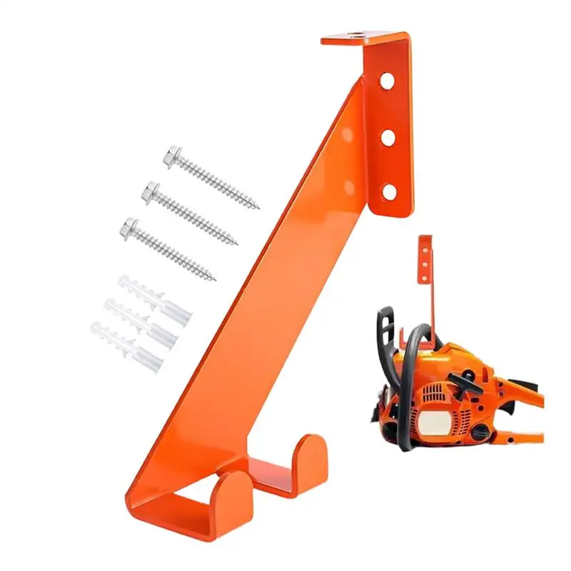 

Chainsaw Wall Mount Holder Metal Heavy Duty Chainsaw Hooks Secure Chainsaw Mount Holder Heavy Duty Bracket Anti Slip Bracket