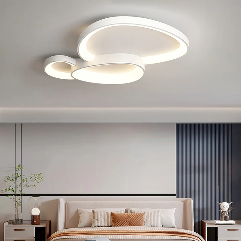 Lampada da soffitto a Led lampadario moderno per soggiorno decorazione per la casa per camera da letto sala da pranzo illuminazione per interni sala studio luce montata