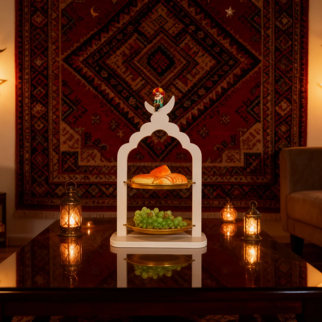 

Middle Eastern Style Multi-layer Cake Rack, Dim Sum Fruit Tray, Home Decoration Can Be Changed Shape