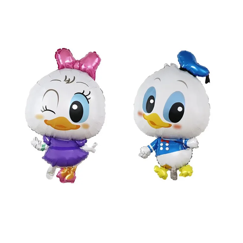 Cartoon Cute Donald Duck Daisy Aluminum Film Balloon Birthday Party Decoration Minnie Mickey