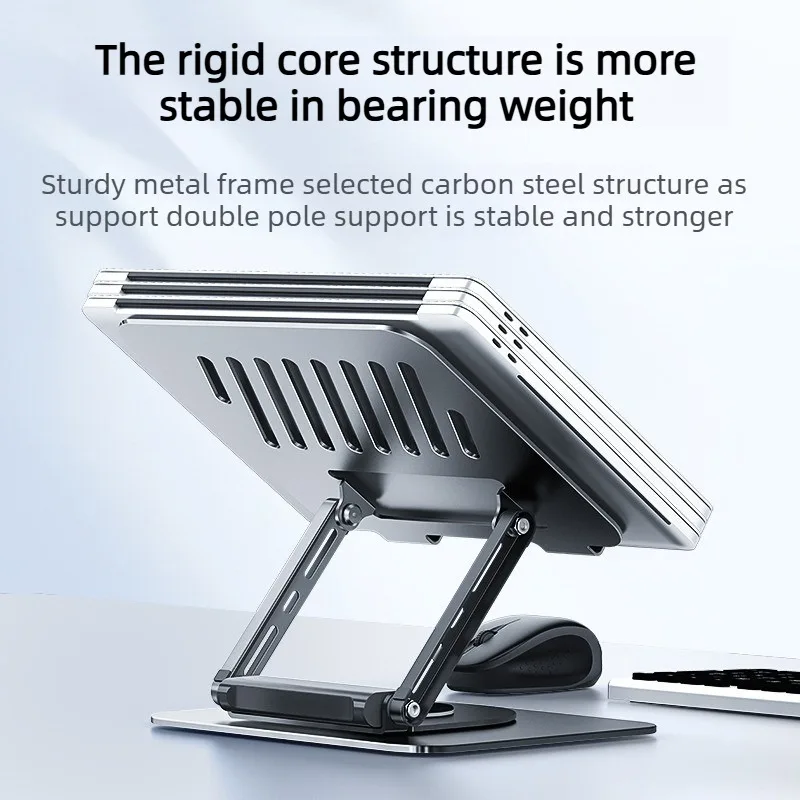 Laptop Docking Station Stand for MacBook /Dell/HP/Lenovo,Docking Station with USB 3.0,Laptop Stand for Desk with Rotating Base