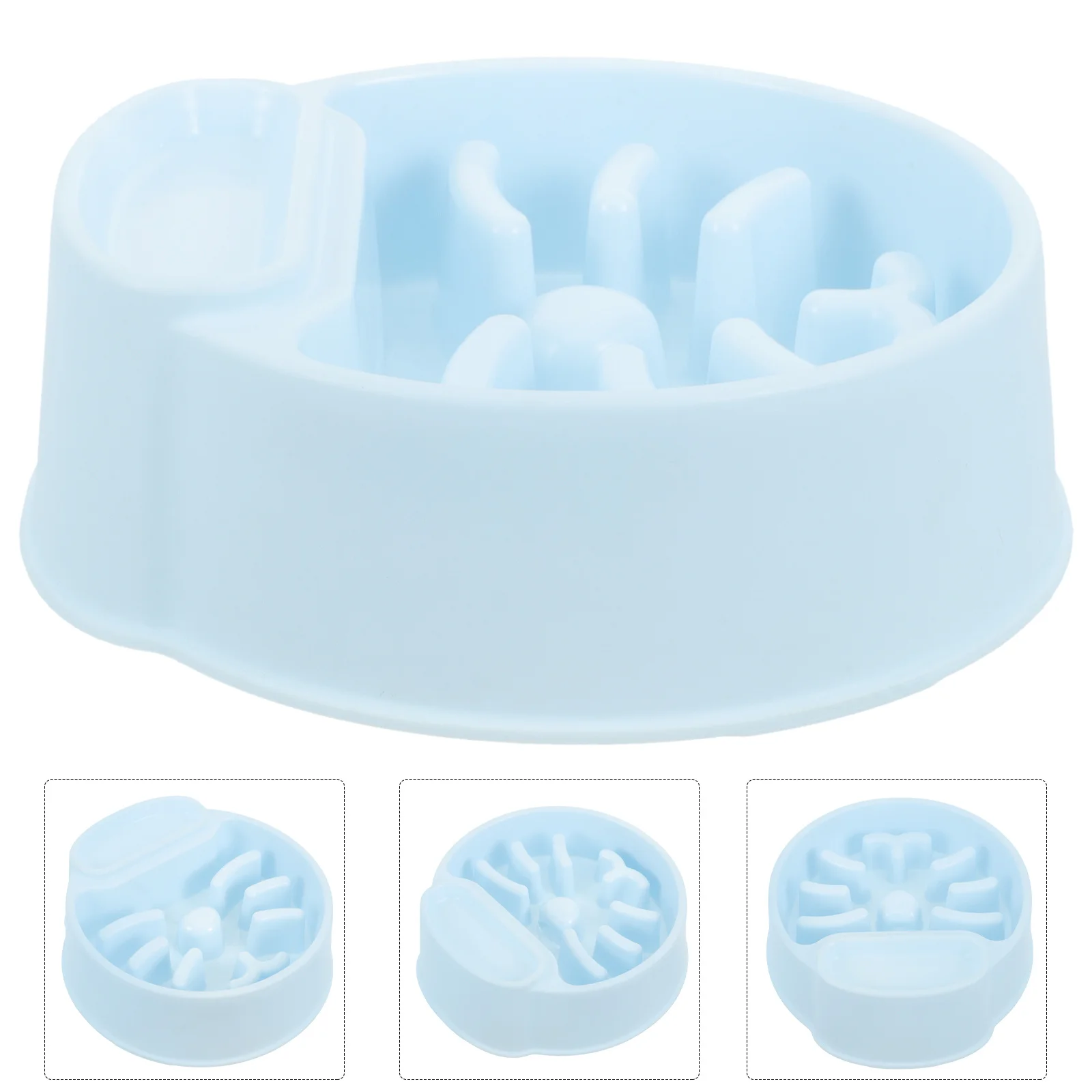 

Dog Slow Feeder Anti Choking Slow Eating For Dogs Cats Wear Resistant Pet Feeding Bowl Plastic Food Bowl For Small Large