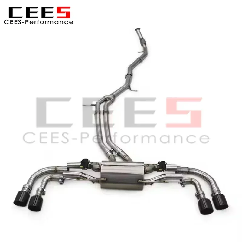 CEES Valvetronic Catback Exhaust for Porsche Cayenne E3 3.0T 2018-2023 Stainless Steel Exhaust Pipe Muffler Escape Auto Parts