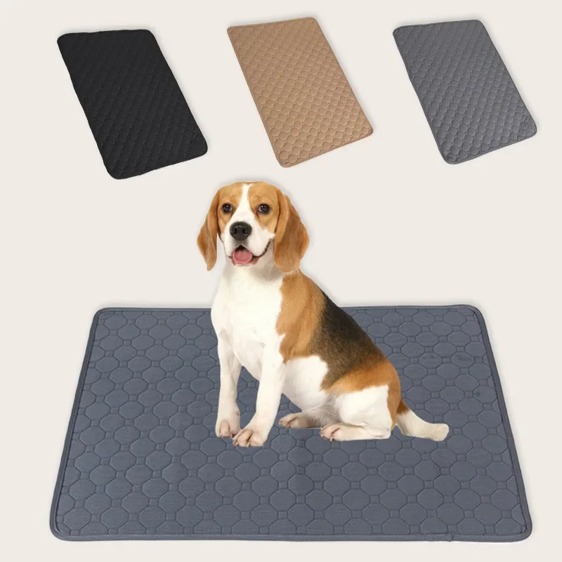 

1PC Dog Pet Pet accessories Washable Pet pee Mat Bottom Waterproof Reusable Training Pad for Puppy Environment Protect
