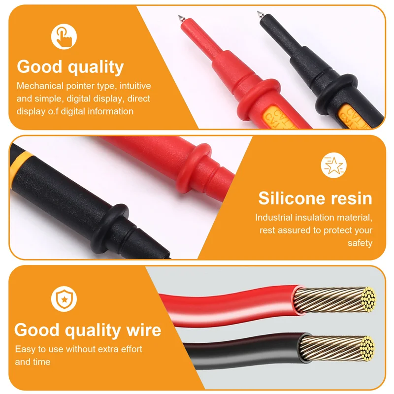 

A43Z-For TL175 Twistguard Test Leads Multimeter Clampmeter Test Lead Set Replacement And Maintenance