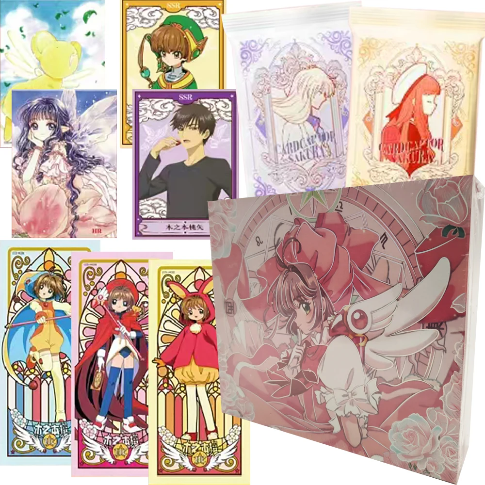 

Wholesale Cardcaptor Sakura Collection Cards Anime Lovely Girl High Quality Customized Magic Diary Theme Cards Kid Birthday Gift