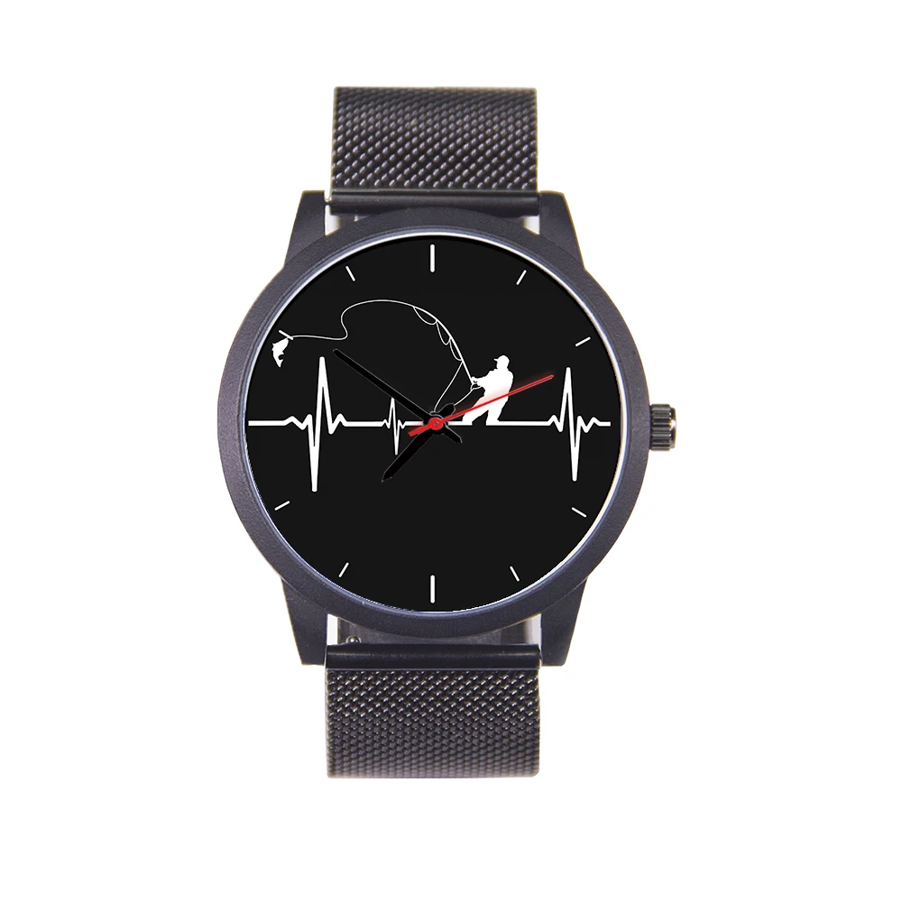 

Мужские часы, мужские наручные часы для мужчин, спортивные часы, ремешок из натуральной кожи, мужские наручные часы, часы для рыбалки, мужские подарки