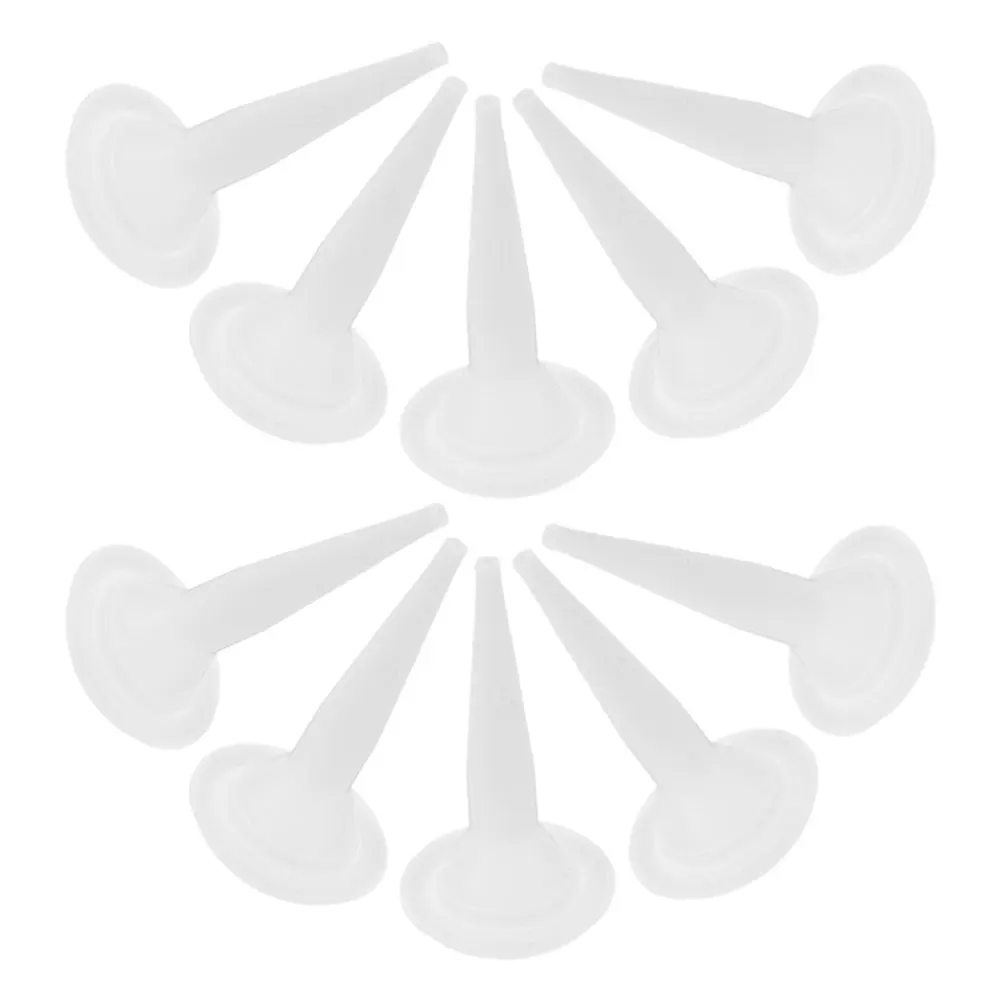 

10 Pcs Caulking Nozzle Hose Tips Applicator Tool Grouting Construction Adhesive Sealer Plastic Seal Fill Easy Reusable