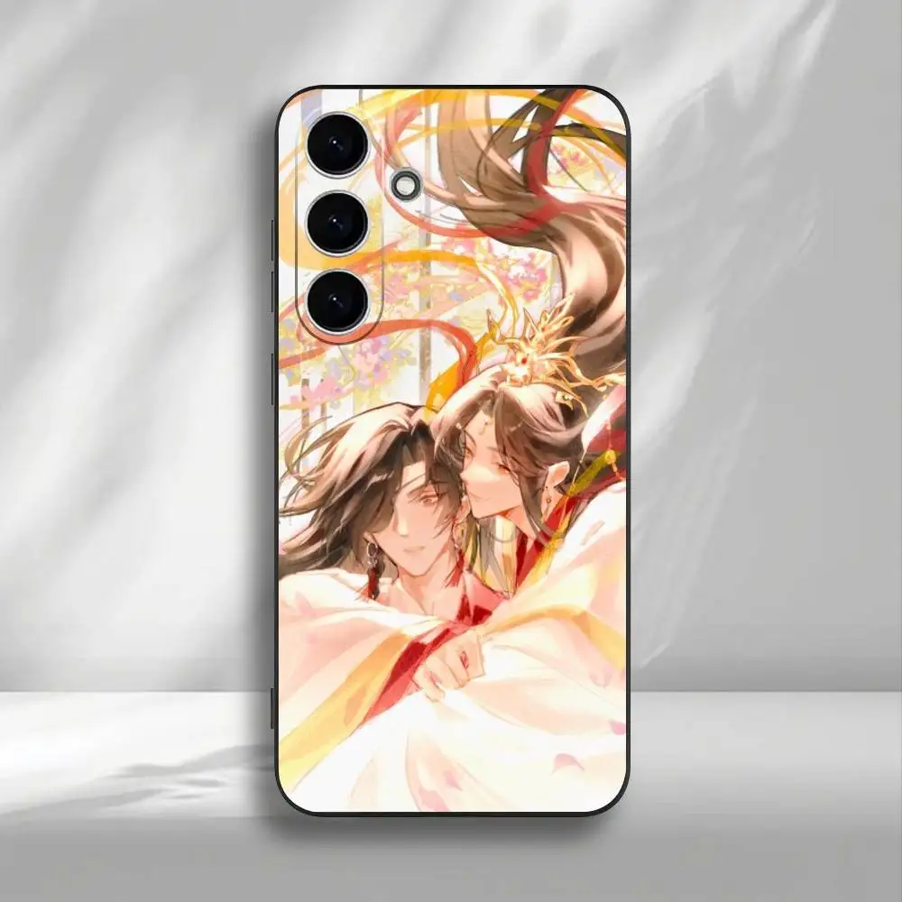 حافظة لهاتف سامسونج جالاكسي A73، A72، A71، A70، A53، A52، A51، غلاف أسود ناعم