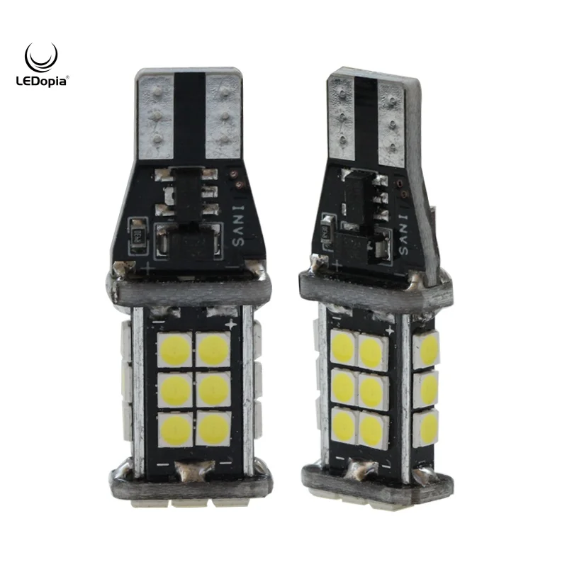 

Car LED Reverse Light with Decoder, Ultra-Bright T15 3030 24SMD LED Bulb, 12V 24V 5W