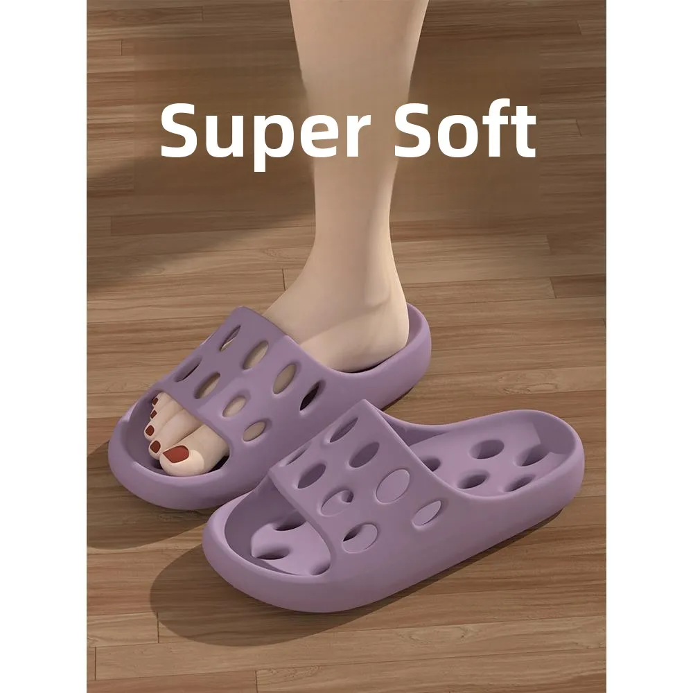 

Нескользящие домашние тапочки для душа, мужские и женские, новинка 2025 года, летние, быстросохнущие, без запаха, охлаждающие, комфортные для дома