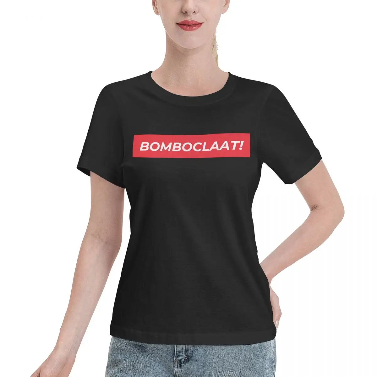 Hot Sale Bomboclaat! Women's T-shirt Holiday Casual Wear Resistant Top