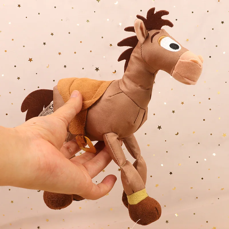 Peluche de Caballo de Toy Story para Niños, Muñeco de Peluche de Felpa, Lindo Animal de Peluche de Algodón, Juguetes Originales de Pixar, Figura de Anime Suave, Regalo para Niños