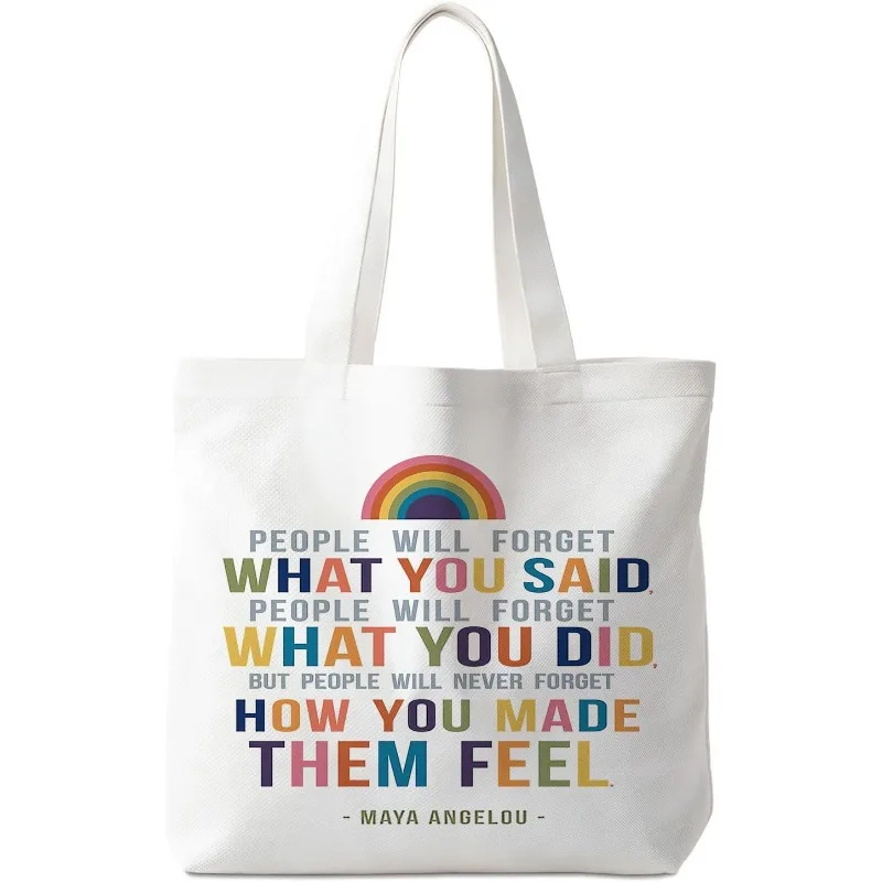 

Tote Bag Gifts for Women, Canvas Tote Bags, Reusable Grocery Shopping Bag