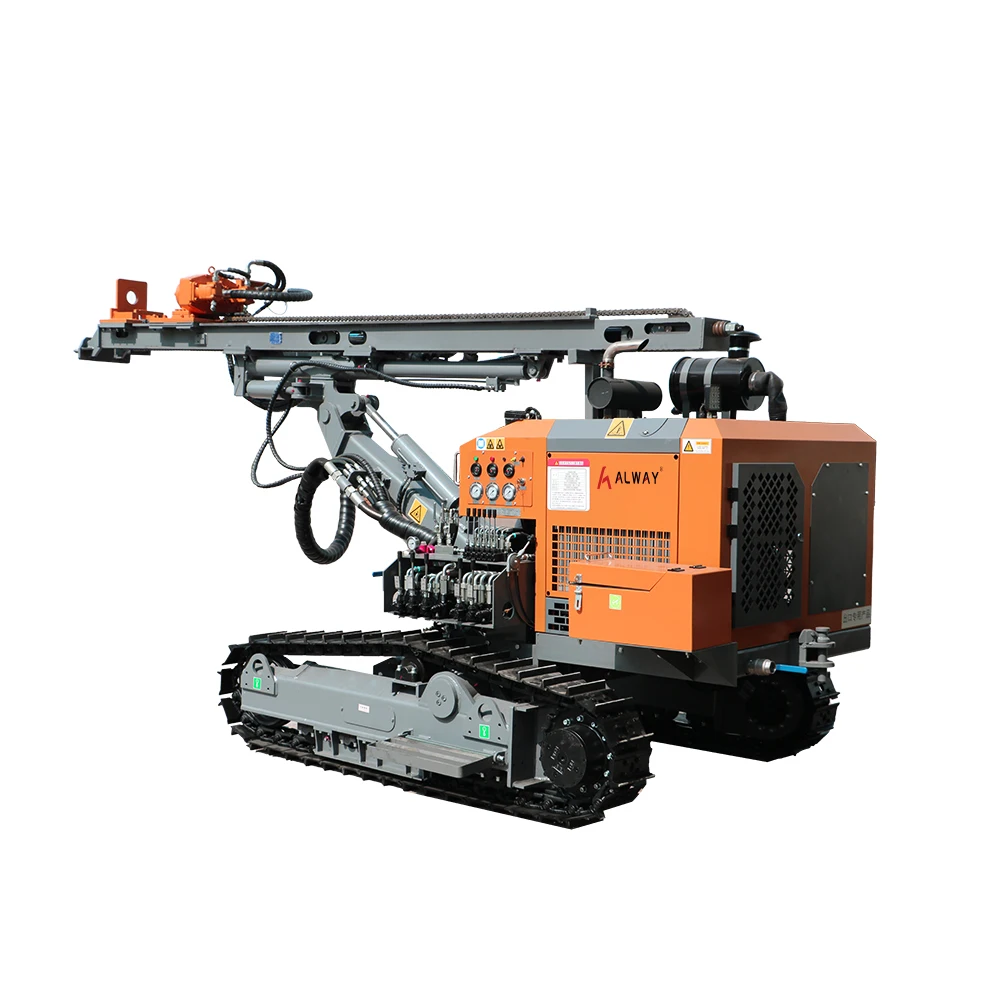 Top-Performing Crawler DTH Drill Rig for Aggregate and Dimension Stone Quarries, 90-146mm Capacity