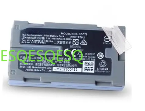 7.2V 5986mAh BDC72 Battery For Topcon GM-52 OS/ES FX101 IM52/101/102 Total Station Surveying Battery Li-ion Instrument Battery