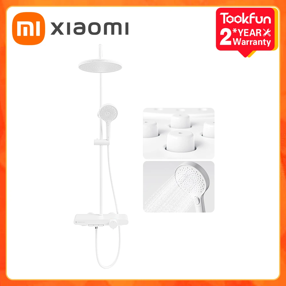 

XIAOMI Mijia Temperature Controlled Shower Head N1 Shower Set Antibacterial 59 Brass Body Ceramic Valve Core 3 Water Outlet Mode