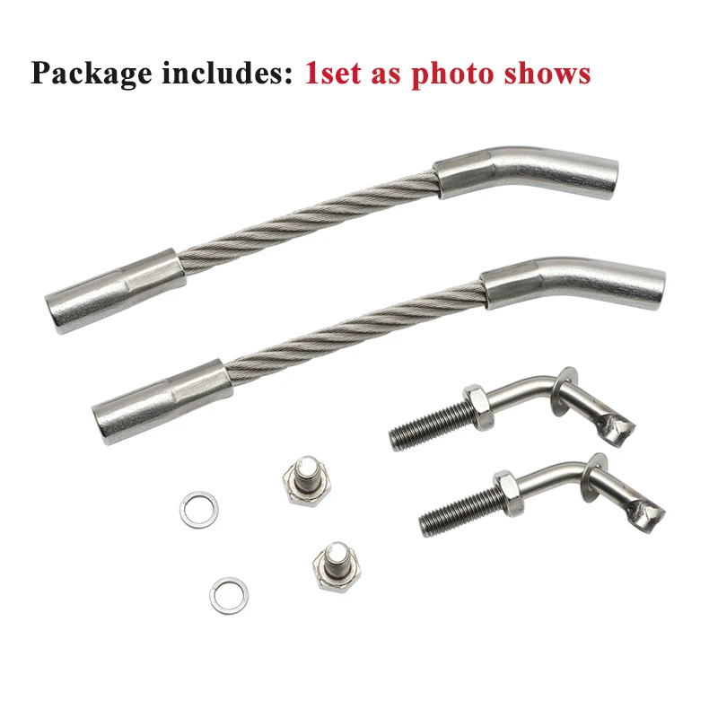 1 Pair Snowmobile Ice Scratchers Icebreaker Reverse Kit Snowmobile Accessories 1201-DF Tip Scratcher Stainless Steel