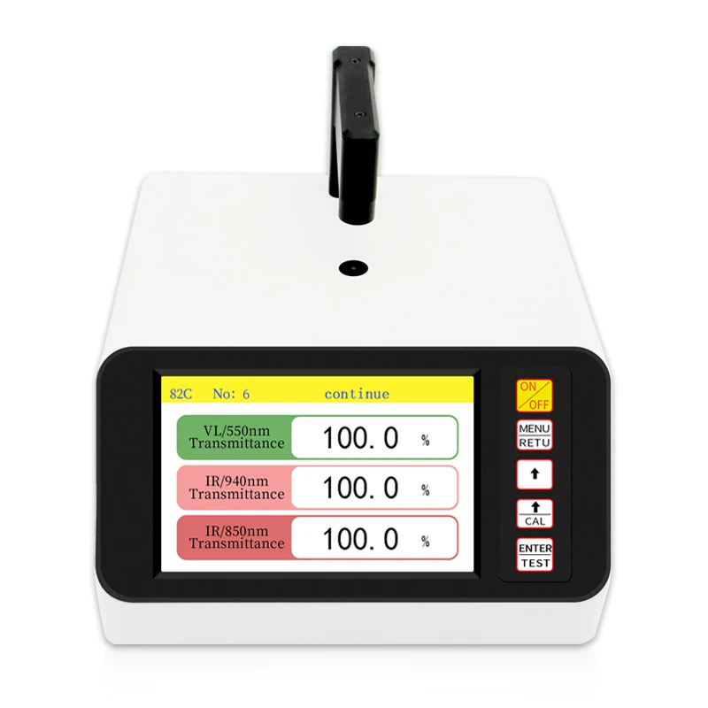 DR82C The lens transmittance meter measures the transmittance of IR ink holes and infrared objects in the mobile phone lens