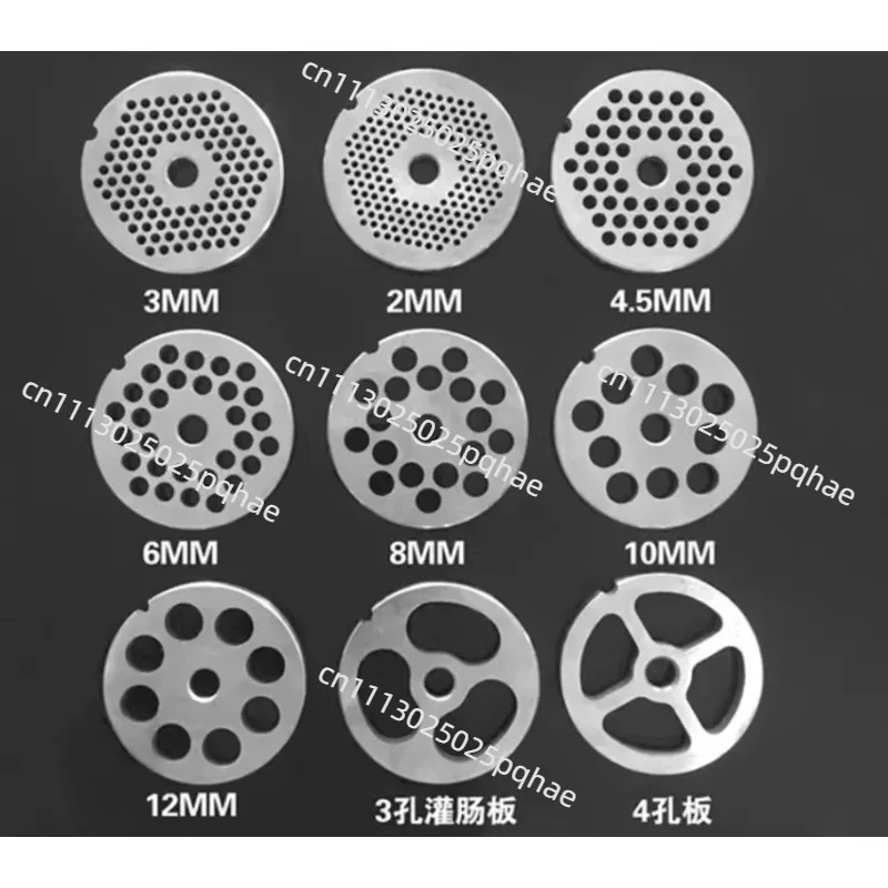 Applicable To 8 Type Meat Grinder Orifice Plate Stainless Steel Cutter Disc Sieve Blade Round Knife Meat Plate Meat Grate