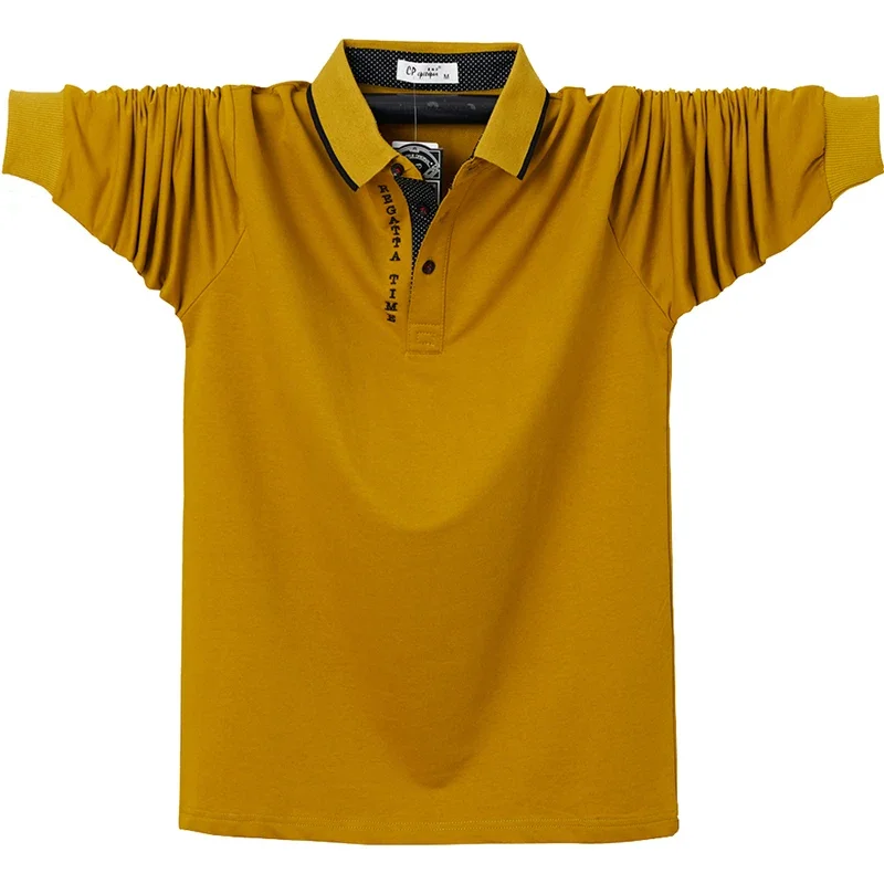 Autumn New Polo Shirt Men Cotton Long Sleeve Polo Shirts Male Classic Solid Colors Slim Fit Tee Shirt Homme Men Clothing