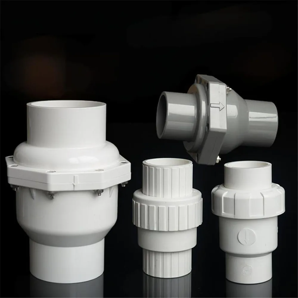 

Обратный клапан PVC110, 50, утолщенный обратный клапан 75, труба подачи воды, аксессуары для пластиковых клапанов с защитой от обратного потока, L24423