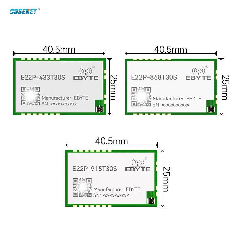 433/868/915M Lora Wireless Module CDSENET E22-xxxT Series 30dbm low Power Long Distance Auto Relay Networking Industrial Grade