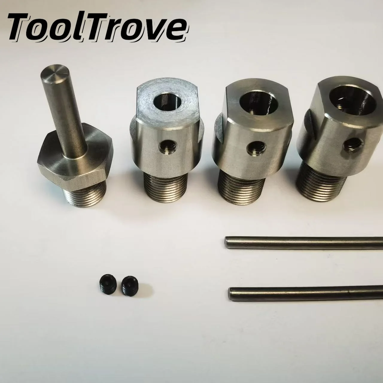 

Переходной стержень из нержавеющей стали с 3-кулачковым патроном — высокоточный аксессуар для настольной дрели для двигателей, электрических дрелей и настольных шлифовальных станков