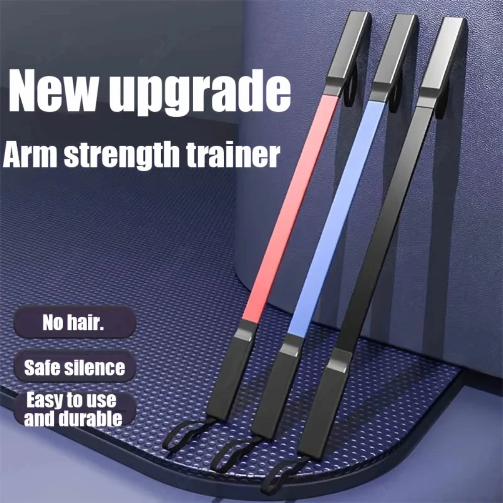 Fitness Power Bar Chest Expander Arm Shoulder Forearm Bicep Resistance Hand Grip for Workout Exercise Chest Expander Bar