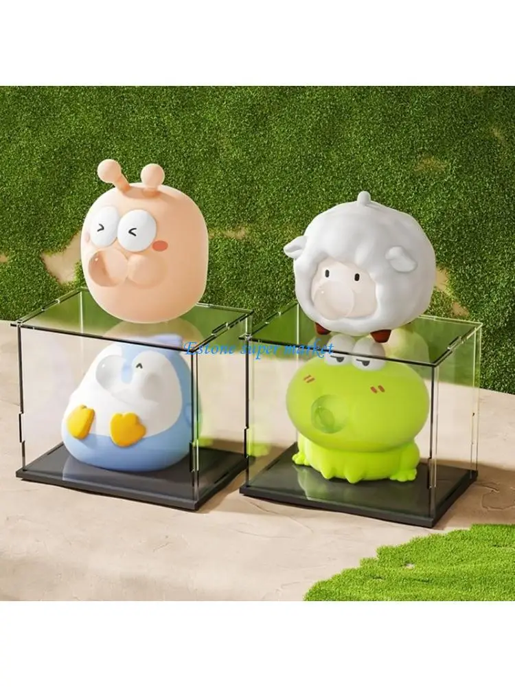 

090B Сжимаемая игрушка-животное для выдувания пузырей для снятия стресса для офиса, взрослых и детей