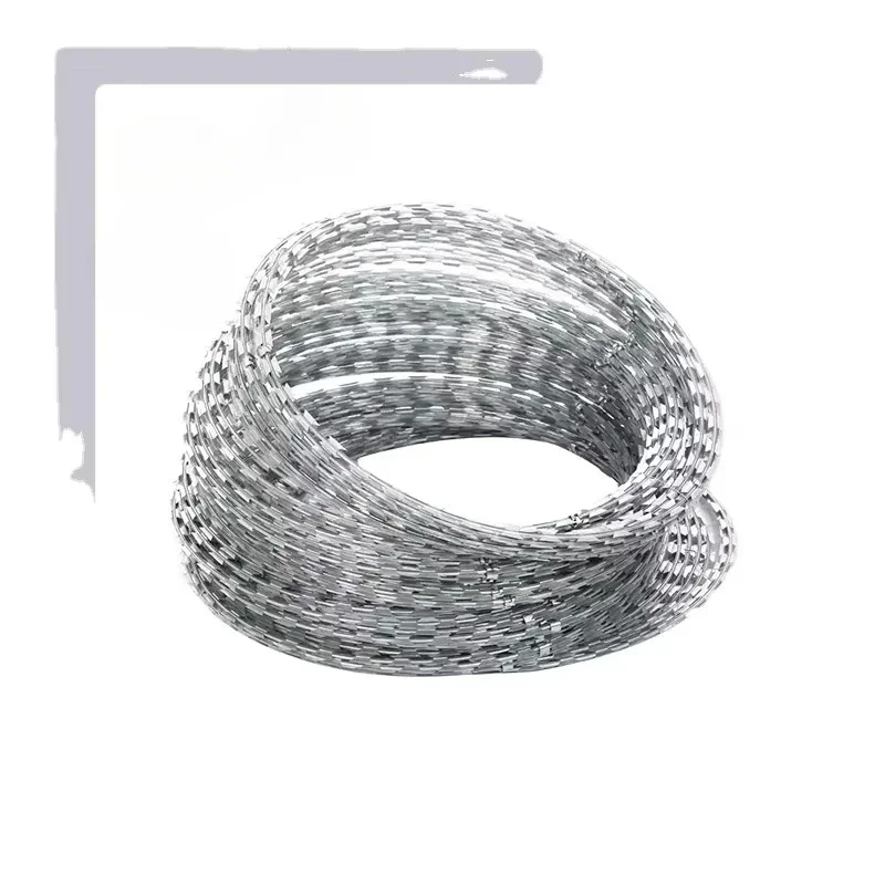 High Security Galvanized Razor Barbed Wire Fence for Secure Enclosures Wire Fence Panel Galvanized Steel Barbed Wire