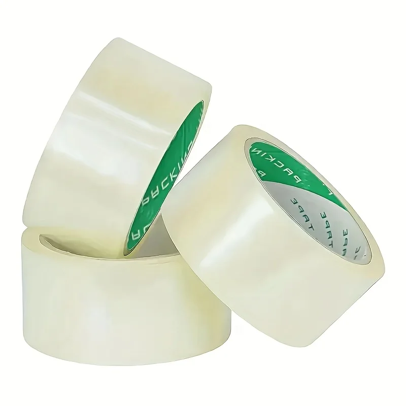 Multi-Purpose Transparent Packaging Tape, Suitable for Office, Sealing Boxes, Gift Packaging, Strong Adhesive, Good Sealability