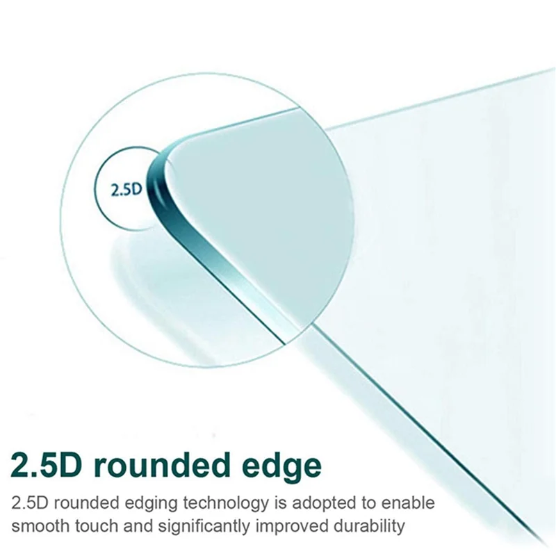 PHILE-3X Scratch Resistance Screen Protector For Amazon Echo Show 8 Strong Adhesive HD Tempered Glass Film