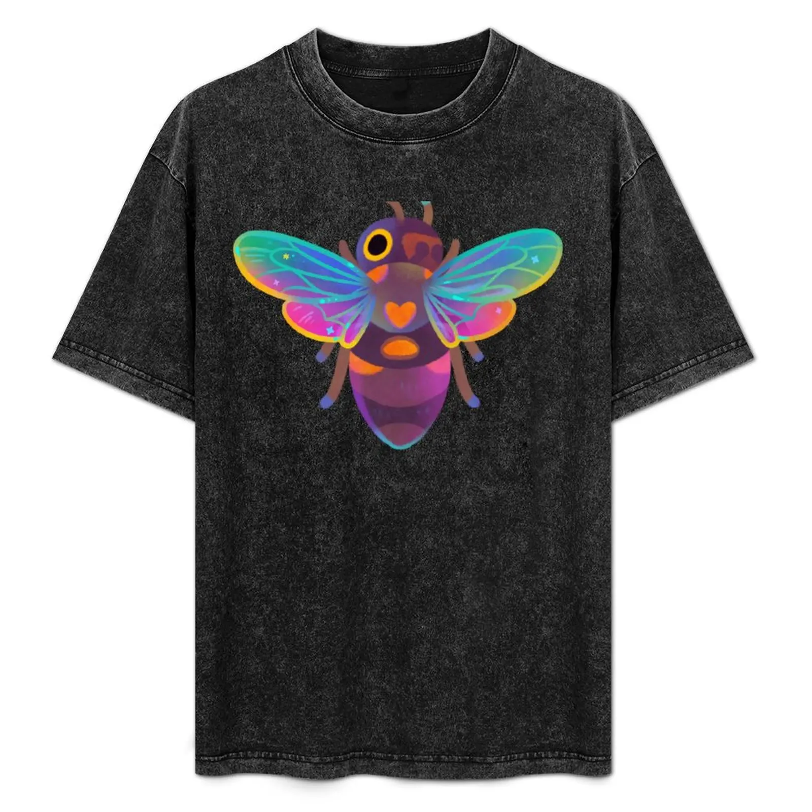 

Solitary wasps - bright T-Shirt Casual Daily Wear Short Sleeve Top