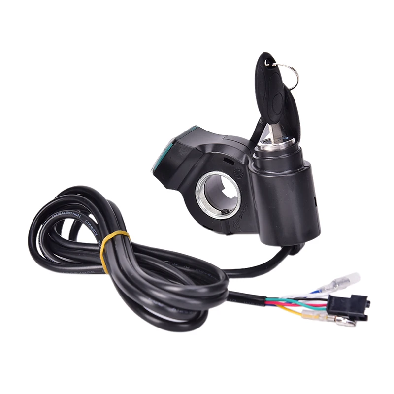 Bikes Finger Thumb Throttle With Power Switch LCD Display Switch Handlebar Grips