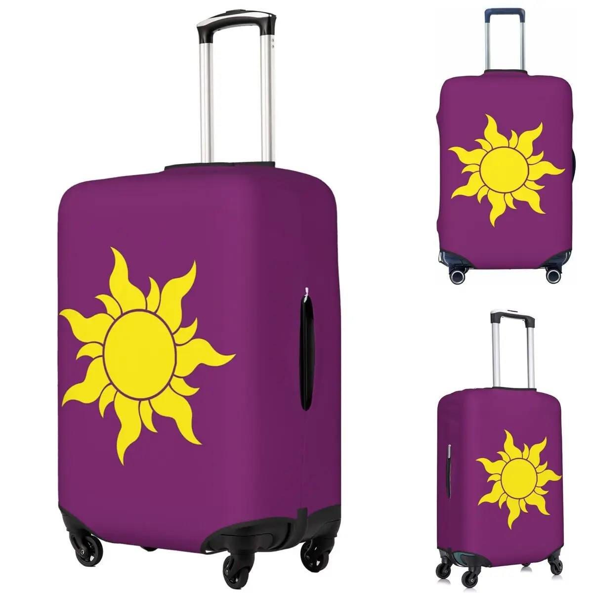 

Rapunzel Sun Suitcase Cover Protection Elastic Travel Luggage Protector Covers for 18-32 Inch