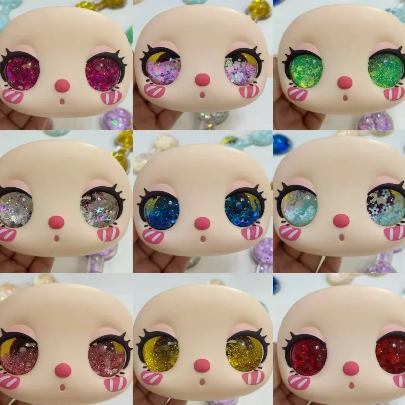 

Для ребенка, три виниловых игрушки большого размера, ограниченное издание, 400 шт., с жидкими глазами движения, рождественские украшения, коллекционные фигурки, игрушки