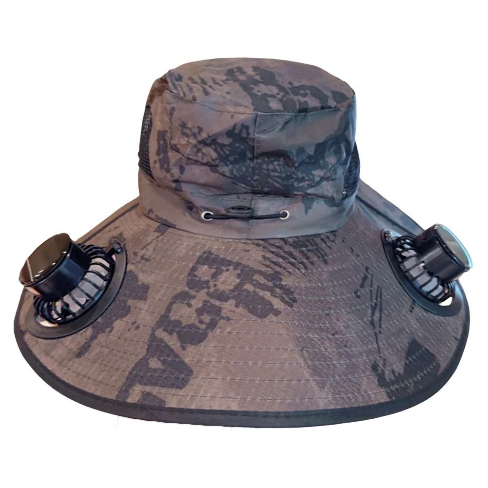 

Cooling Hat Hat Circumference 48-56CM Solar Powered Fan Hat Automatic Mini Fan Breathable Fabric Protective Headgear