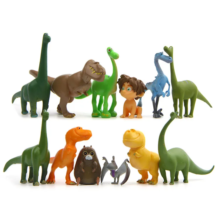 3-7cm 12pcs/set Arlo Spot Henry Butch Mini Doll Model Cake Decoration The Good Dinosaur PVC Toy Action Figures