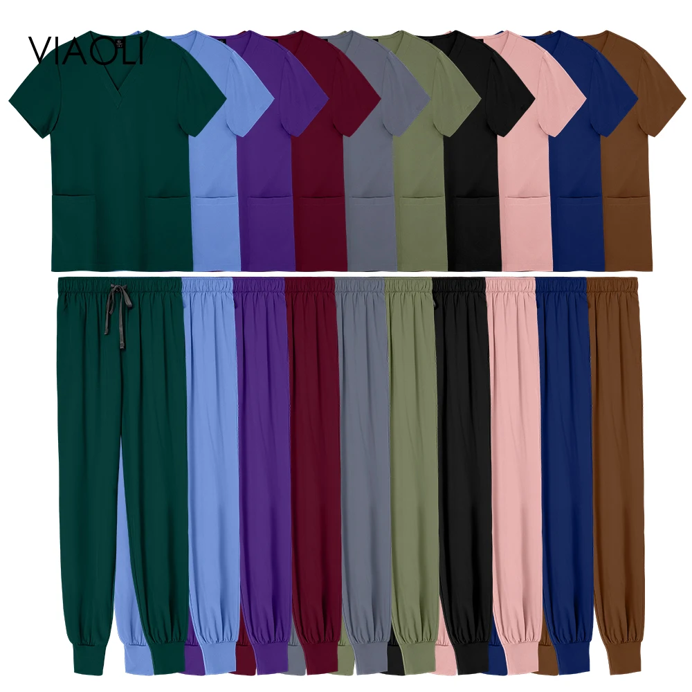 Медицинские клинические скрабы, топ, брюки, рабочая одежда для врача и медсестры, больничный костюм для медсестер, хирургическая форма для женщин и мужчин, рабочая одежда для красоты, спа-лаборатории Медицинские клинические скрабы, топ, брюки, рабочая одежда для врача и медсестры, больничный костюм для медсестер, хирургическая форма для женщин и мужчин, рабочая одежда для красоты, спа-лаборатории