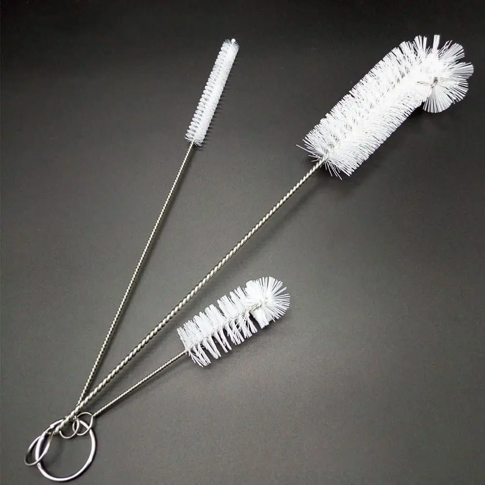 3pcs/set Cleaner Tube Pipe Kitchen Bath Home Cleaning Straw Brush Small Brush Cleaning Brush Bottle Brush