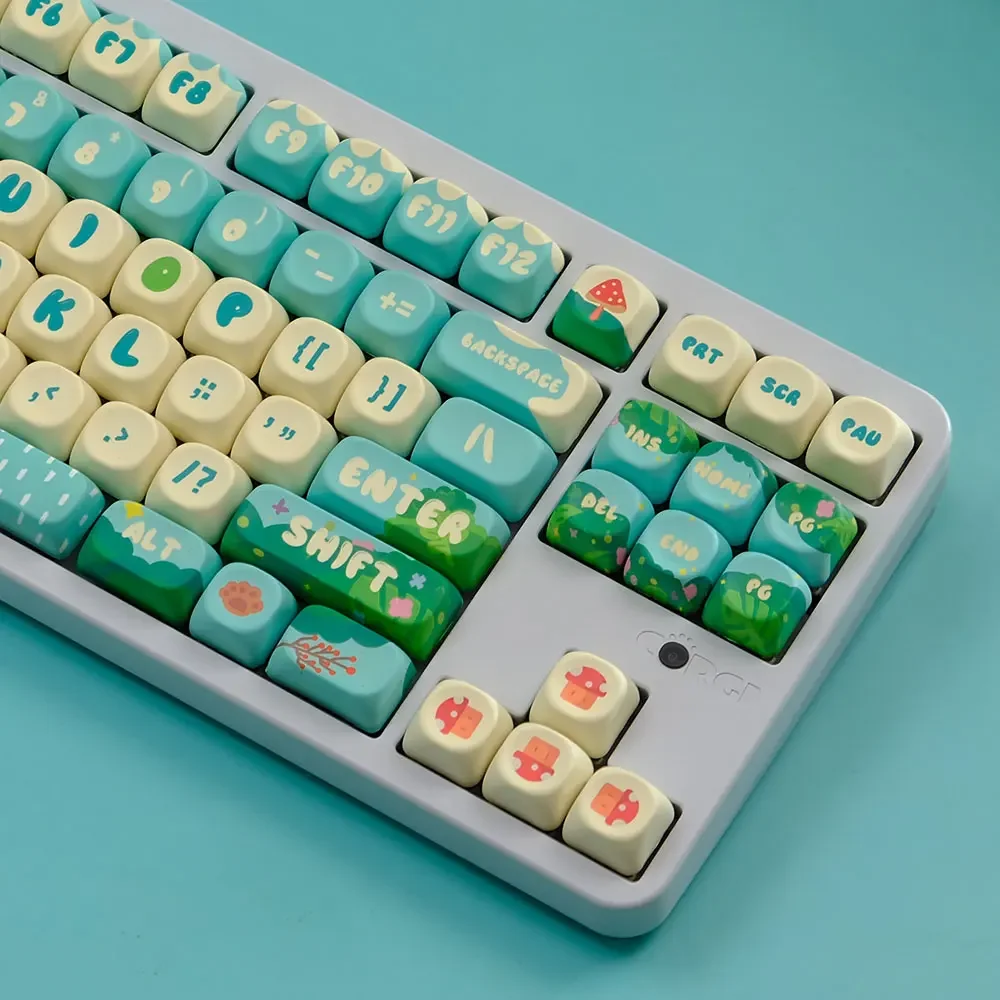 

Forest MOA Height Keycap Cute PBT High Value Sublimation Adaptation 60/68/87/98/99/104