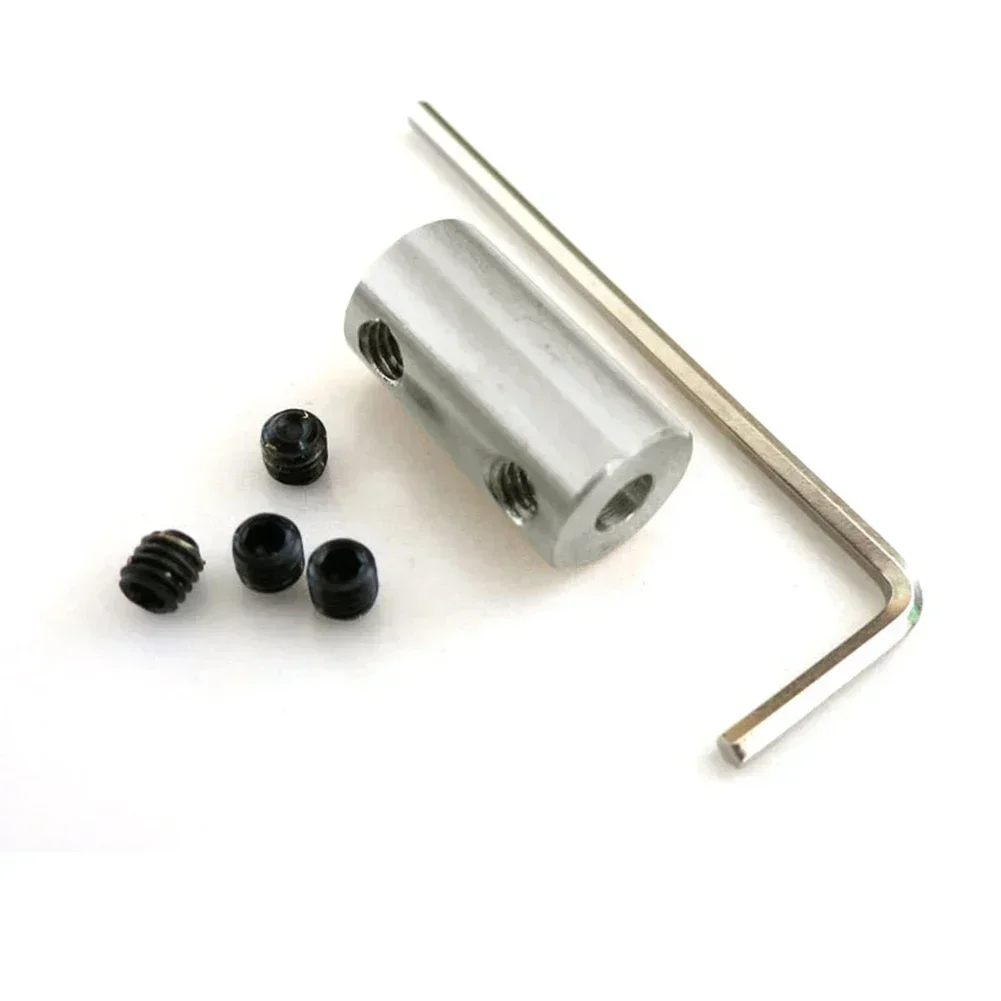 1Set 4mm/5mm/6mm/8mm/10mm 45# Steel Rigid Motor Shaft Coupling Coupler Transmission Connector Sleeve Adapter for RC Boat Car
