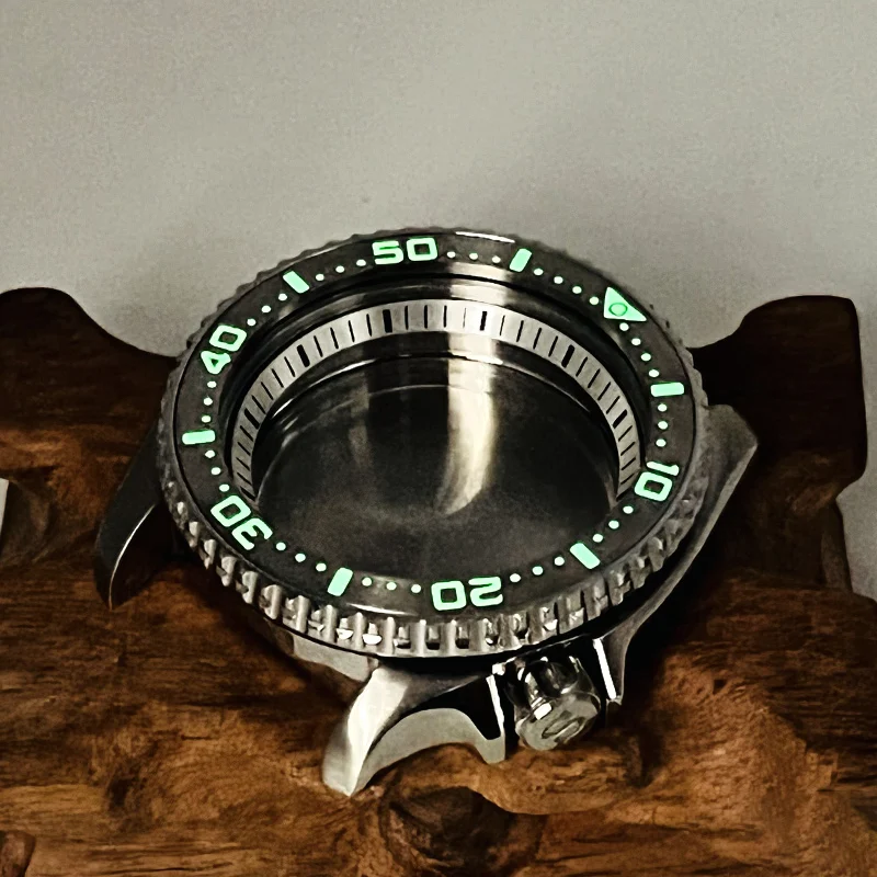41mm Mod SKX007 SRPD Watch Case Sapphire glass NH35 Case fit NH35 NH36 Movement Green luminous Bezel Insert Seiko Replace Case
