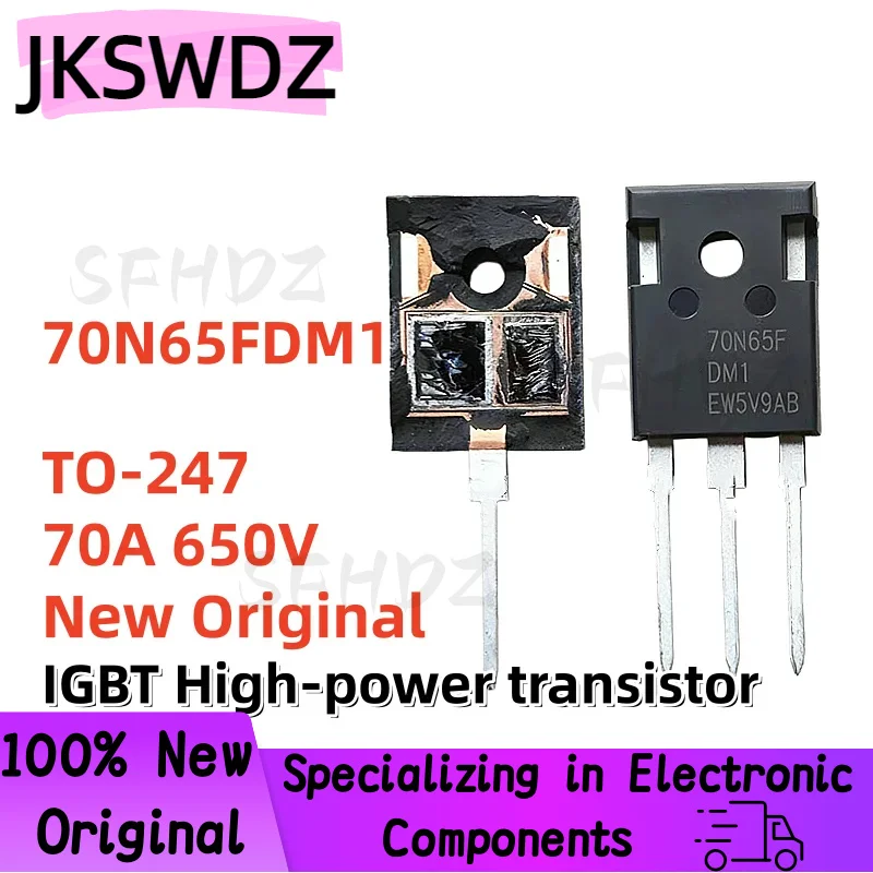 

5-10PCS 100% New Original 70N65FDM1 70N65F SGT70N65FDM1 TO-247 70A 650V IGBT High-power transistor Best Quality In Stock