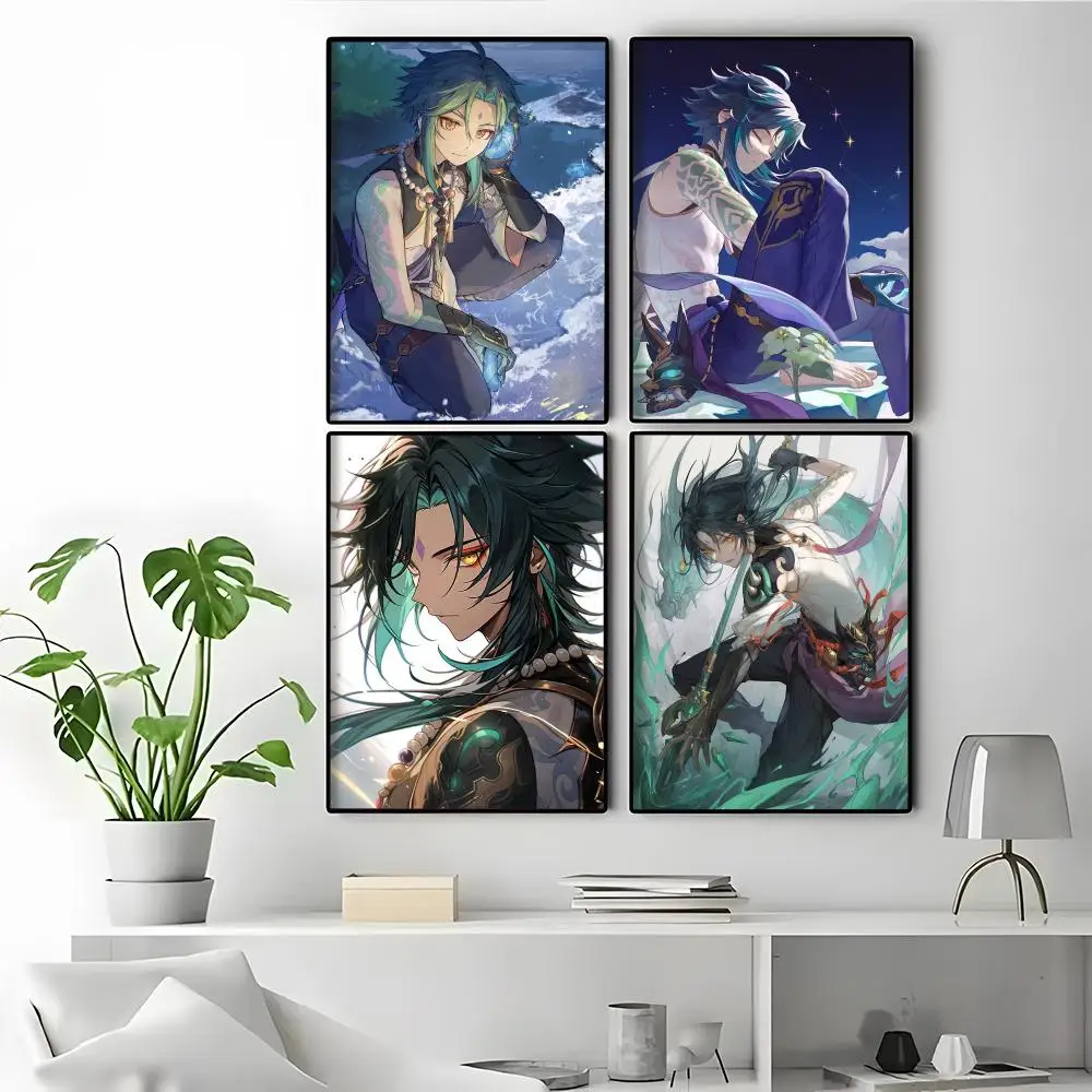 Genshin Impact Xiao Vintage Wall Artwork Creative Room Art Hipster Room Vibe Poster